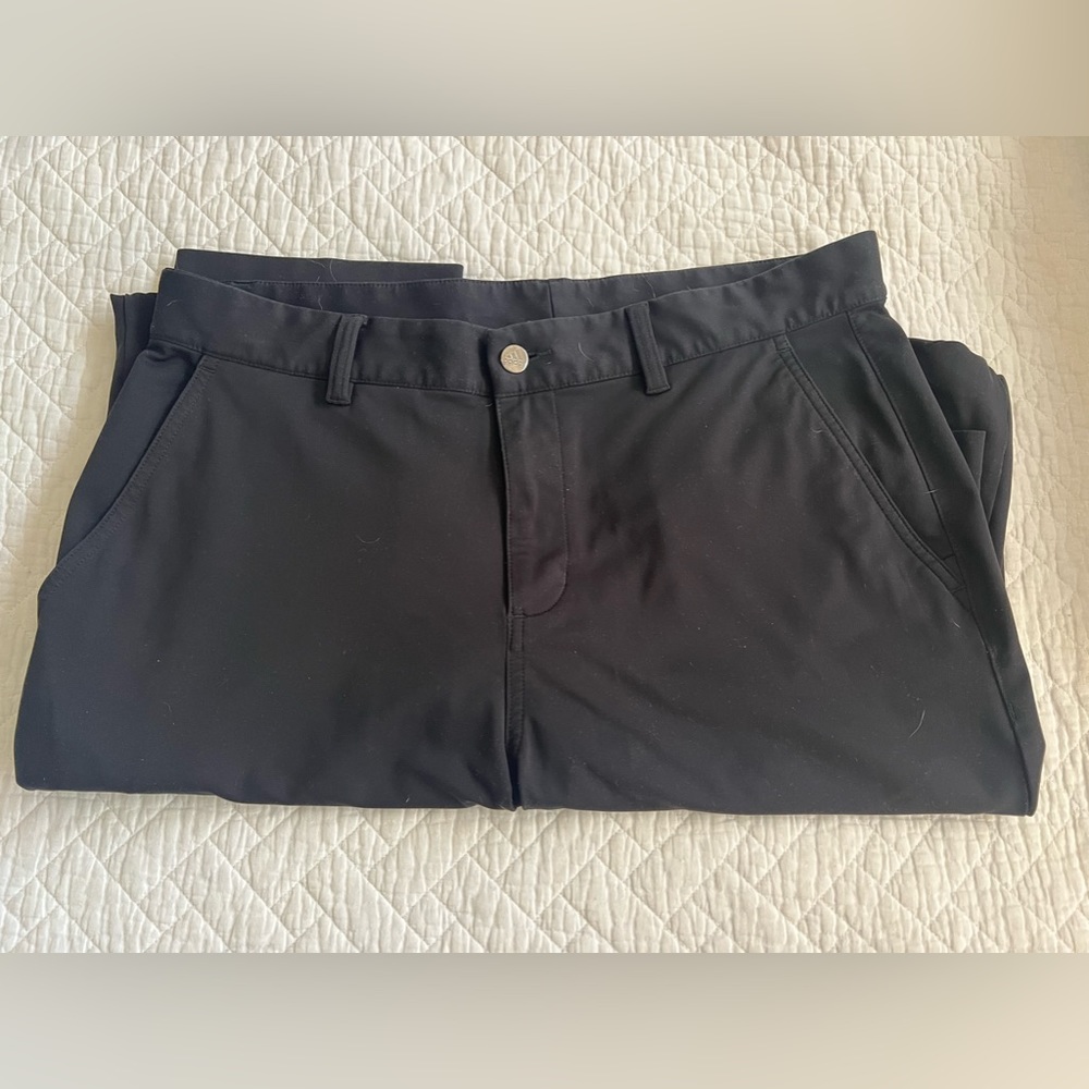 Adidas charcoal pants, athletic business pants, very comfortable